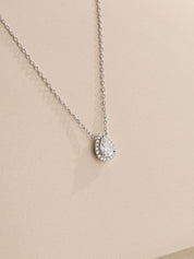 TearDrop Moissanite Diamond Necklace