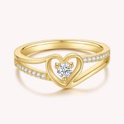 Diamond Heart Ring