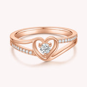 Diamond Heart Ring