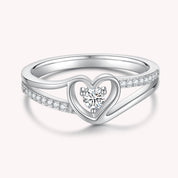 Diamond Heart Ring