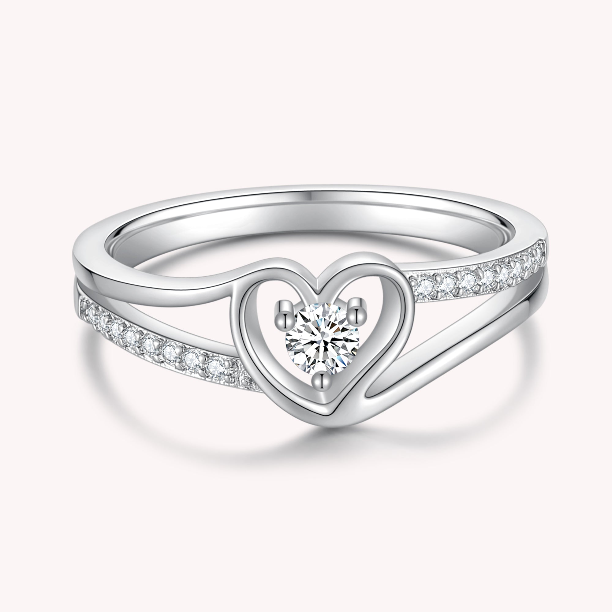 Diamond Heart Ring