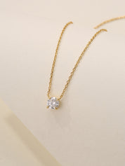 Solitaire Diamond Necklace