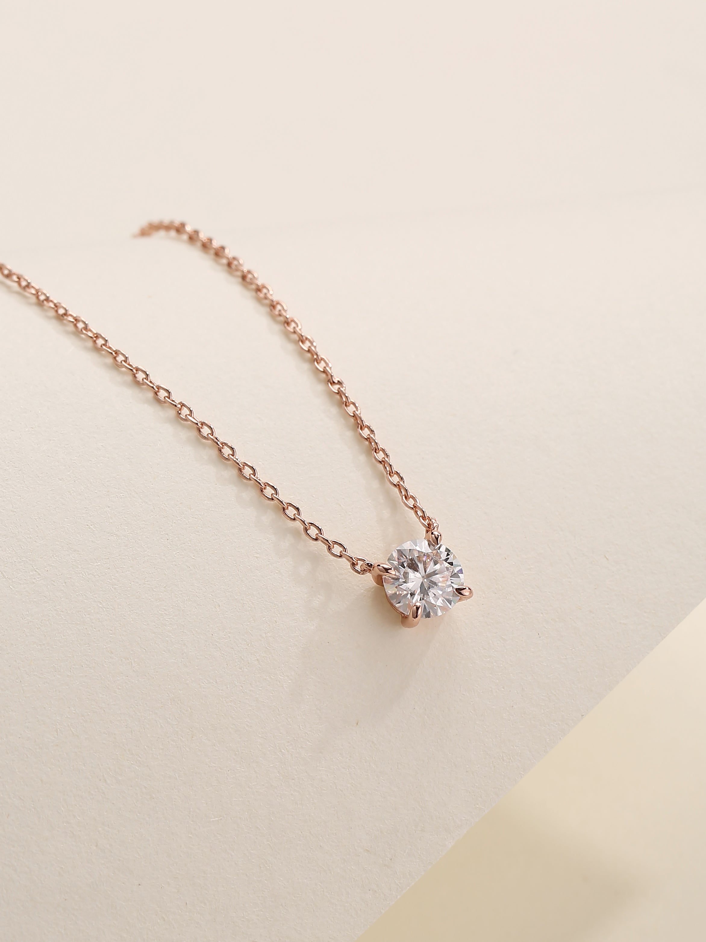 Solitaire Diamond Necklace