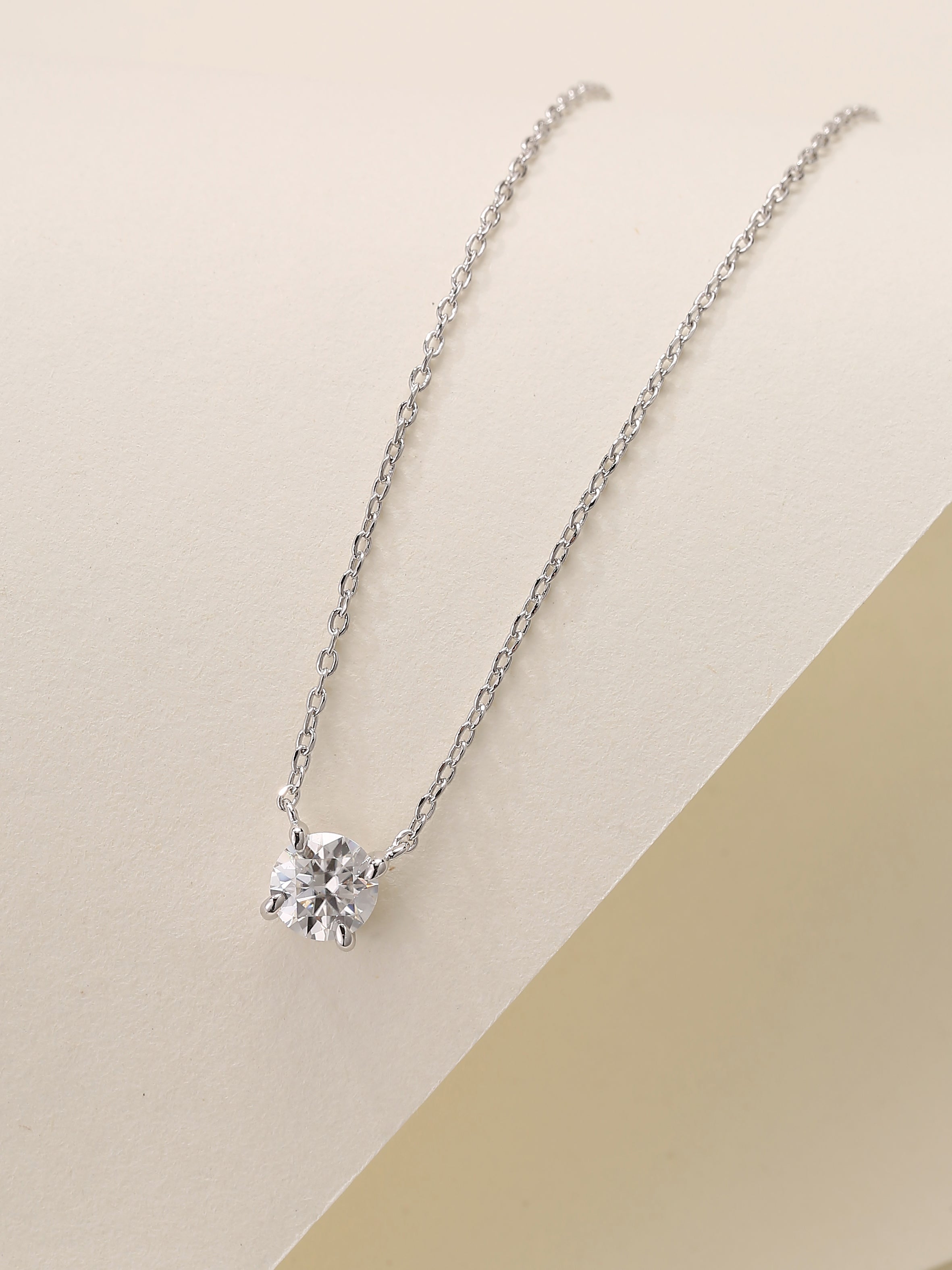 Solitaire Diamond Necklace