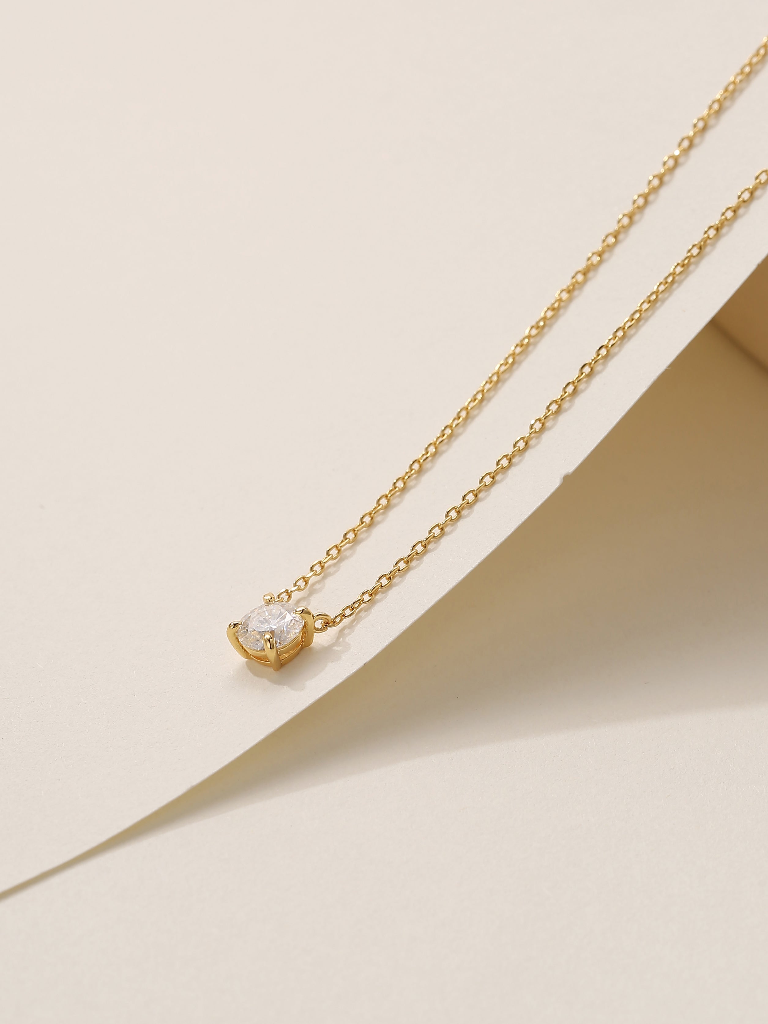 Solitaire Diamond Necklace