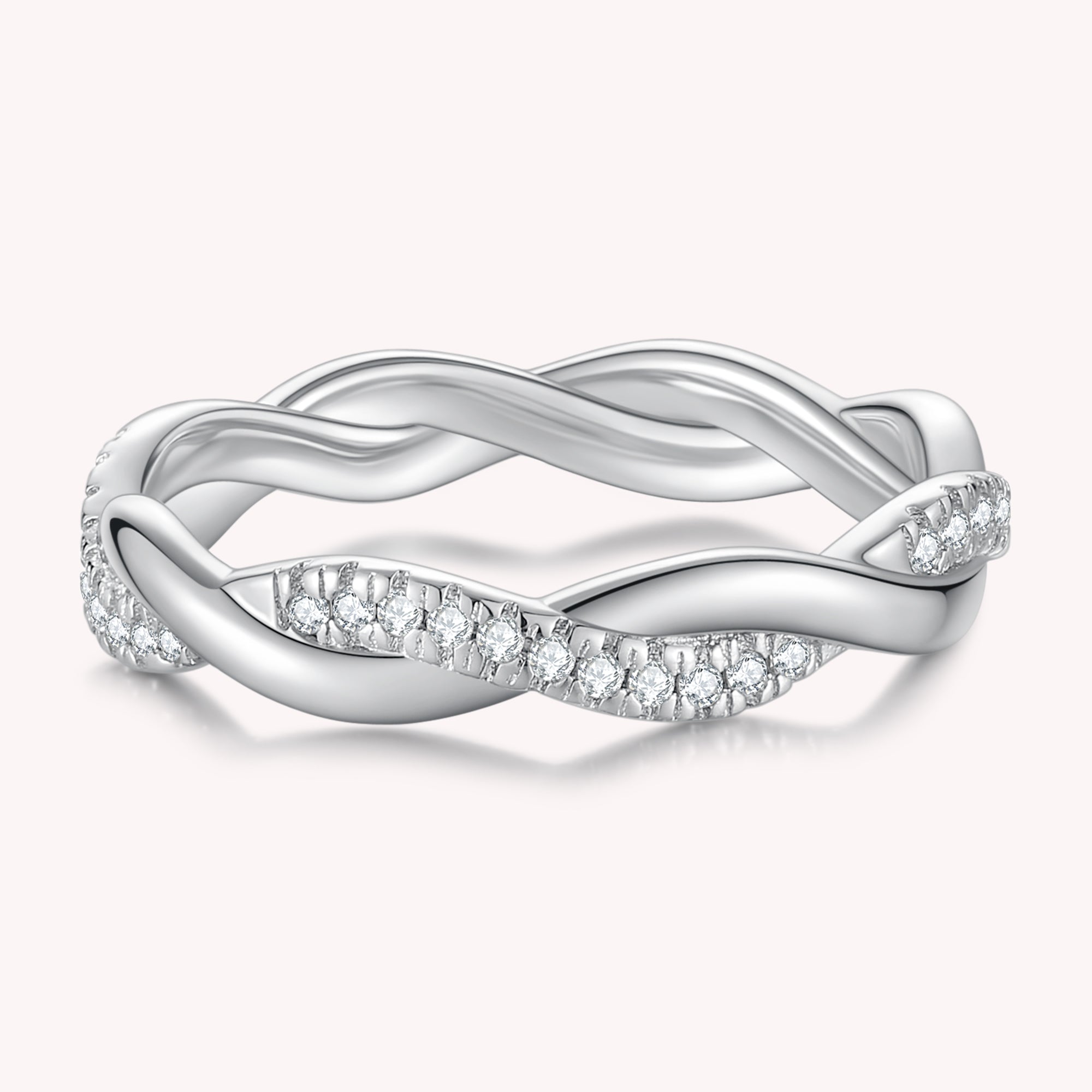 Twisted Rope Eternity Ring