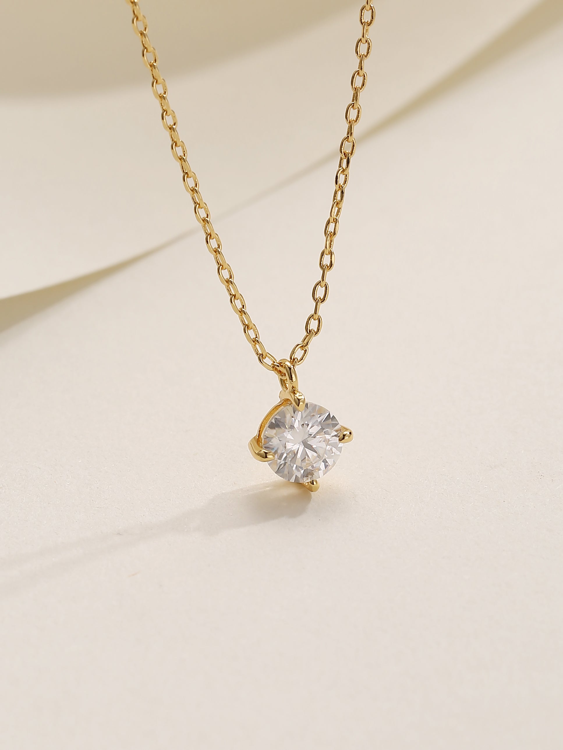 Solitaire Diamond Necklace