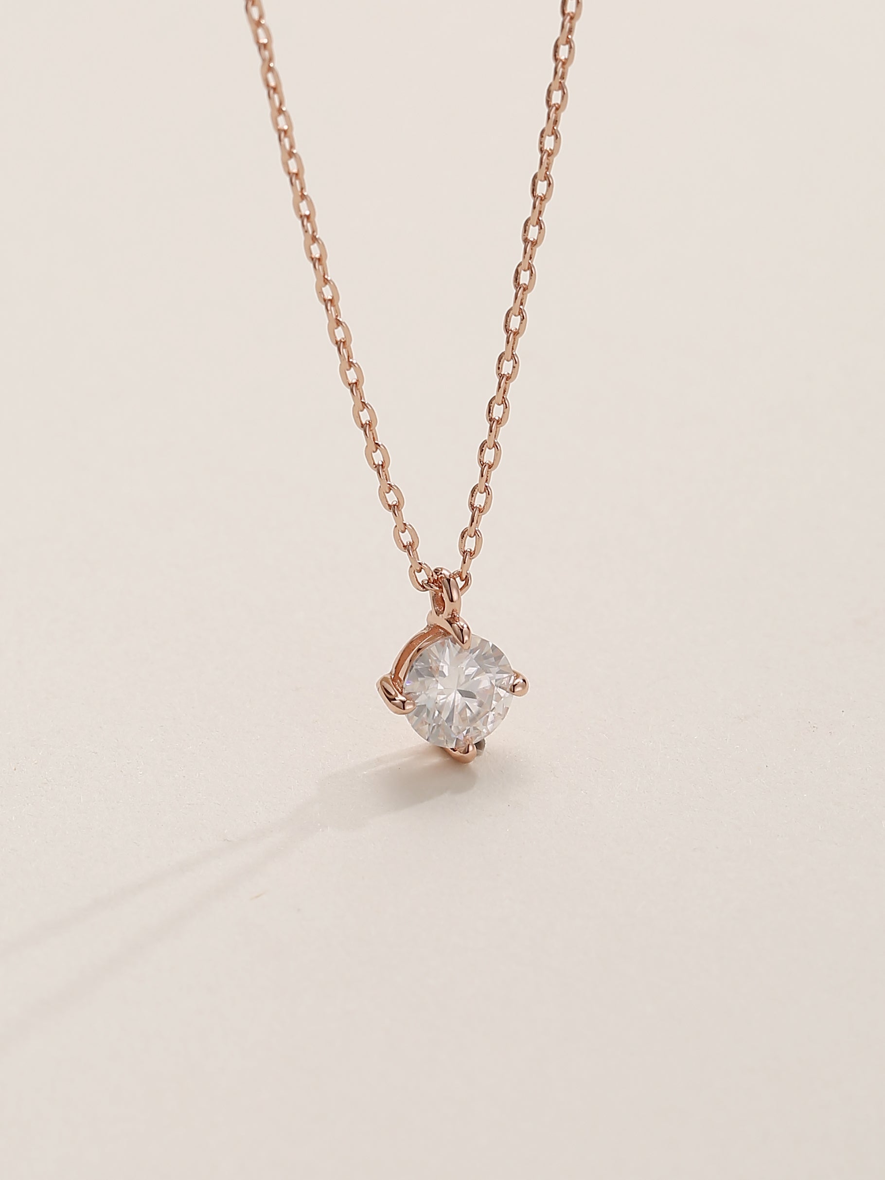 Solitaire Diamond Necklace