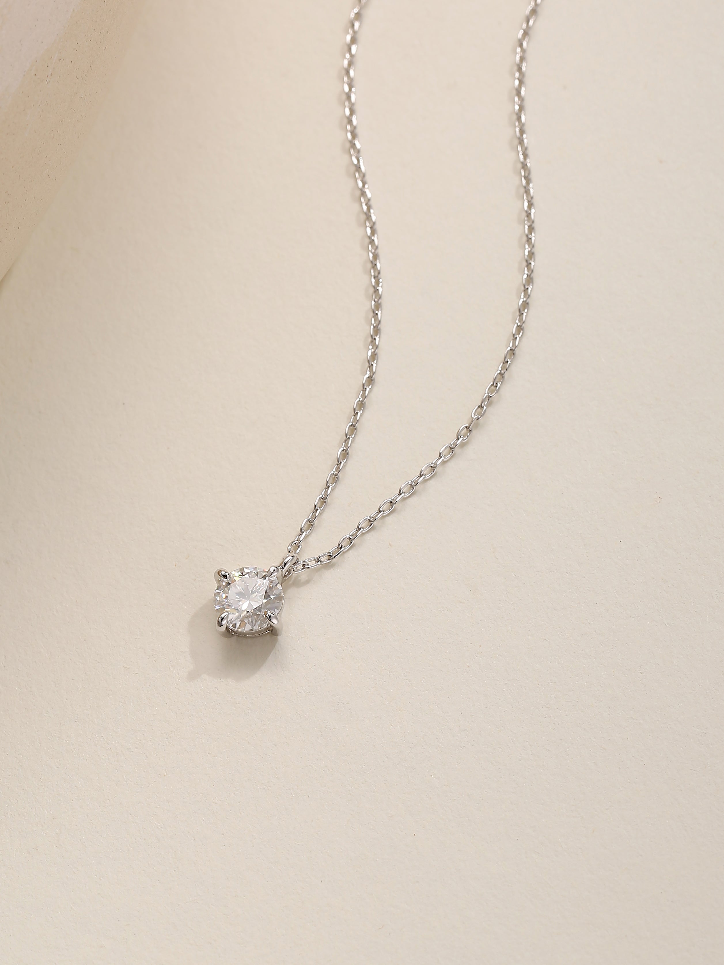 Solitaire Diamond Necklace