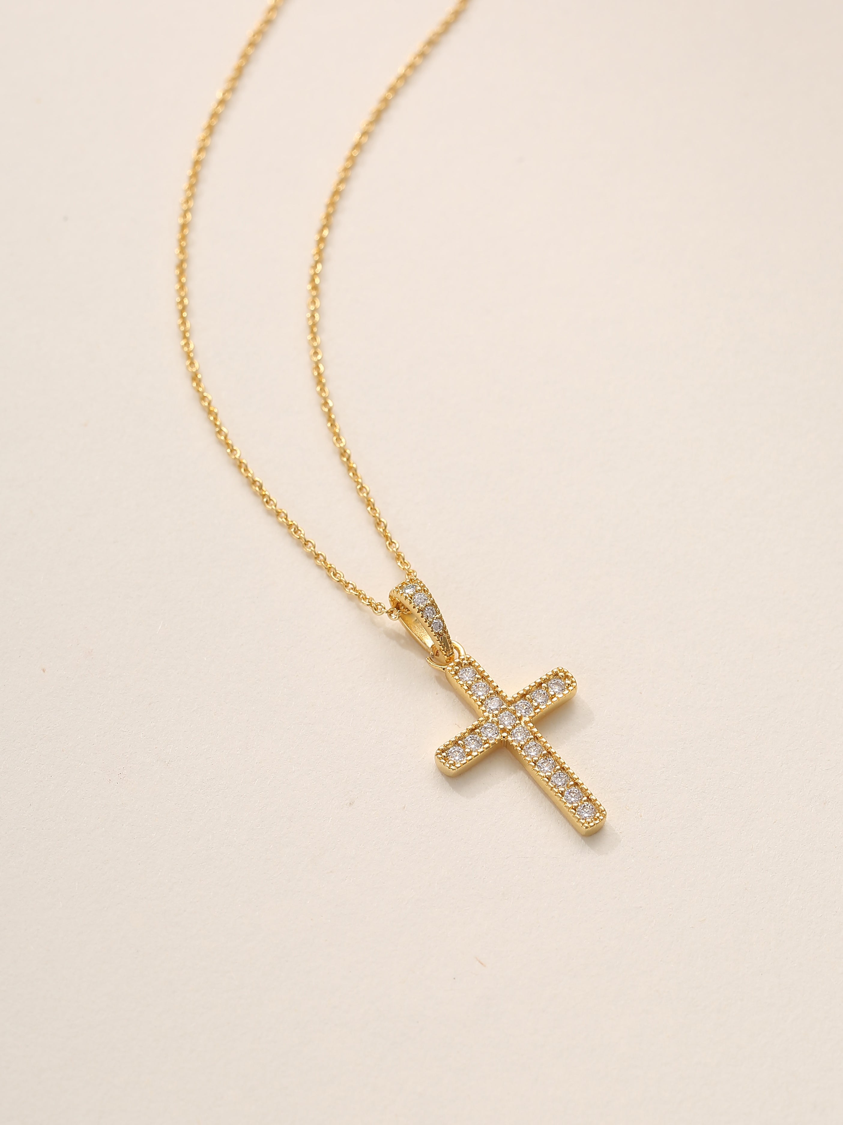 Cross Diamond necklace