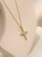 Cross Diamond necklace