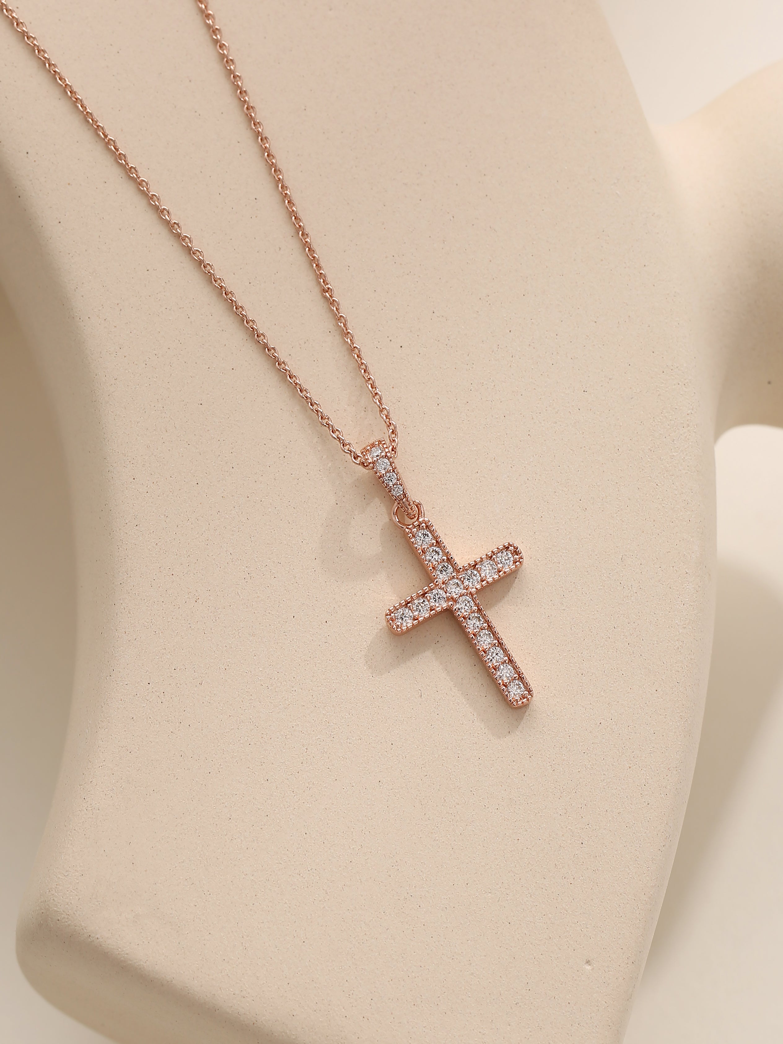 Cross Diamond necklace