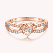 Infinity Cross Heart Ring