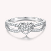 Infinity Cross Heart Ring