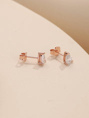 Pear Cut Diamond Earrings