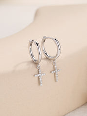 Cross Dangle Earrings