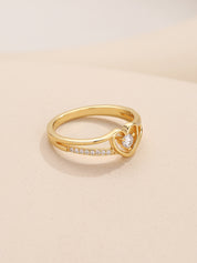 Diamond Heart Ring