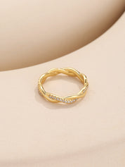 Twisted Rope Eternity Ring