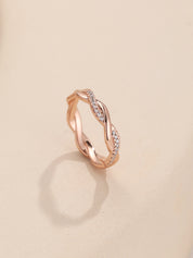 Twisted Rope Eternity Ring