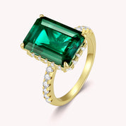 Rae Emerald Solitaire Engagement Ring