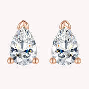 Pear Cut Diamond Earrings