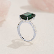 Rae Emerald Solitaire Engagement Ring