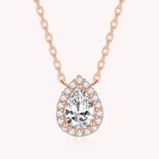 TearDrop Moissanite Diamond Necklace