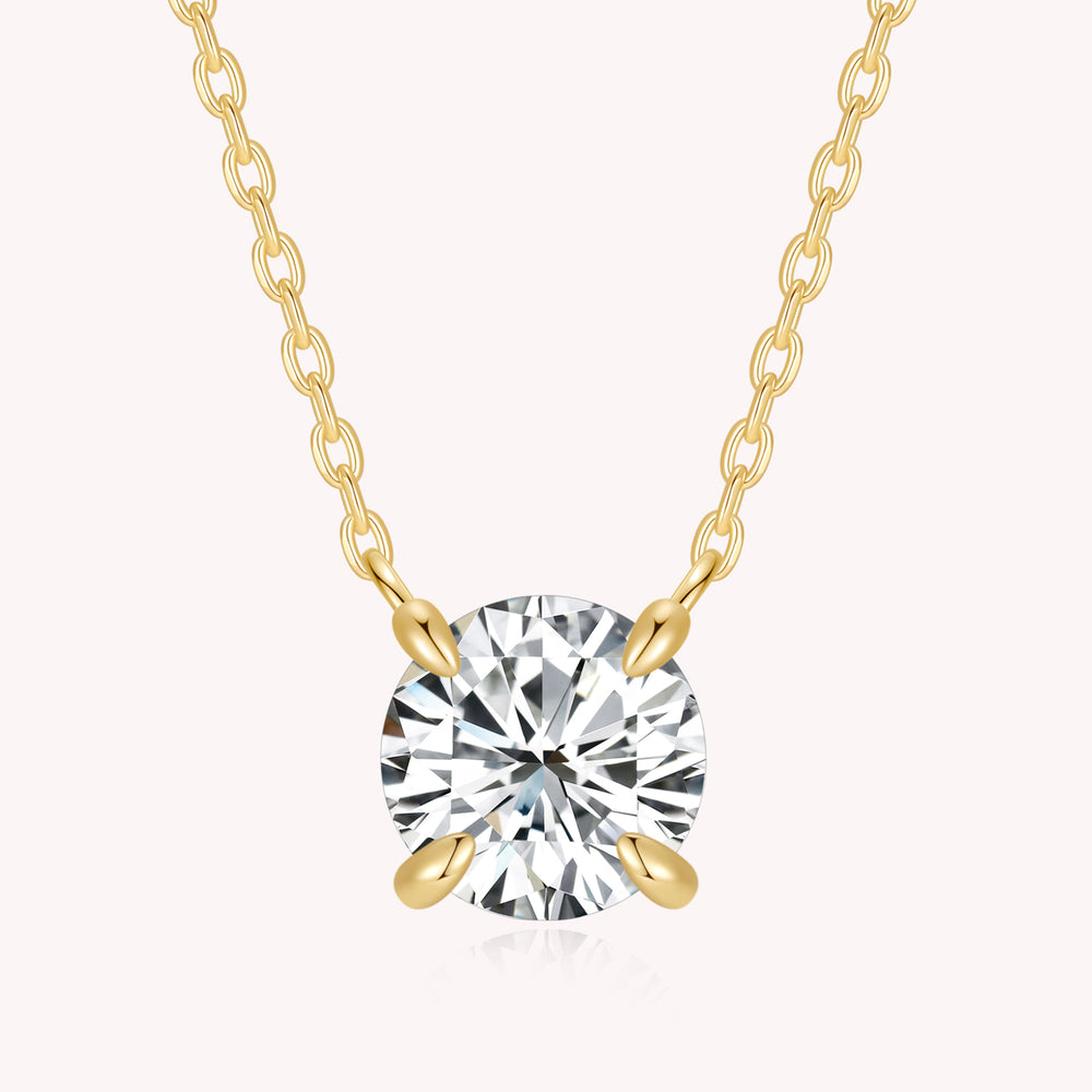 Solitaire Diamond Necklace