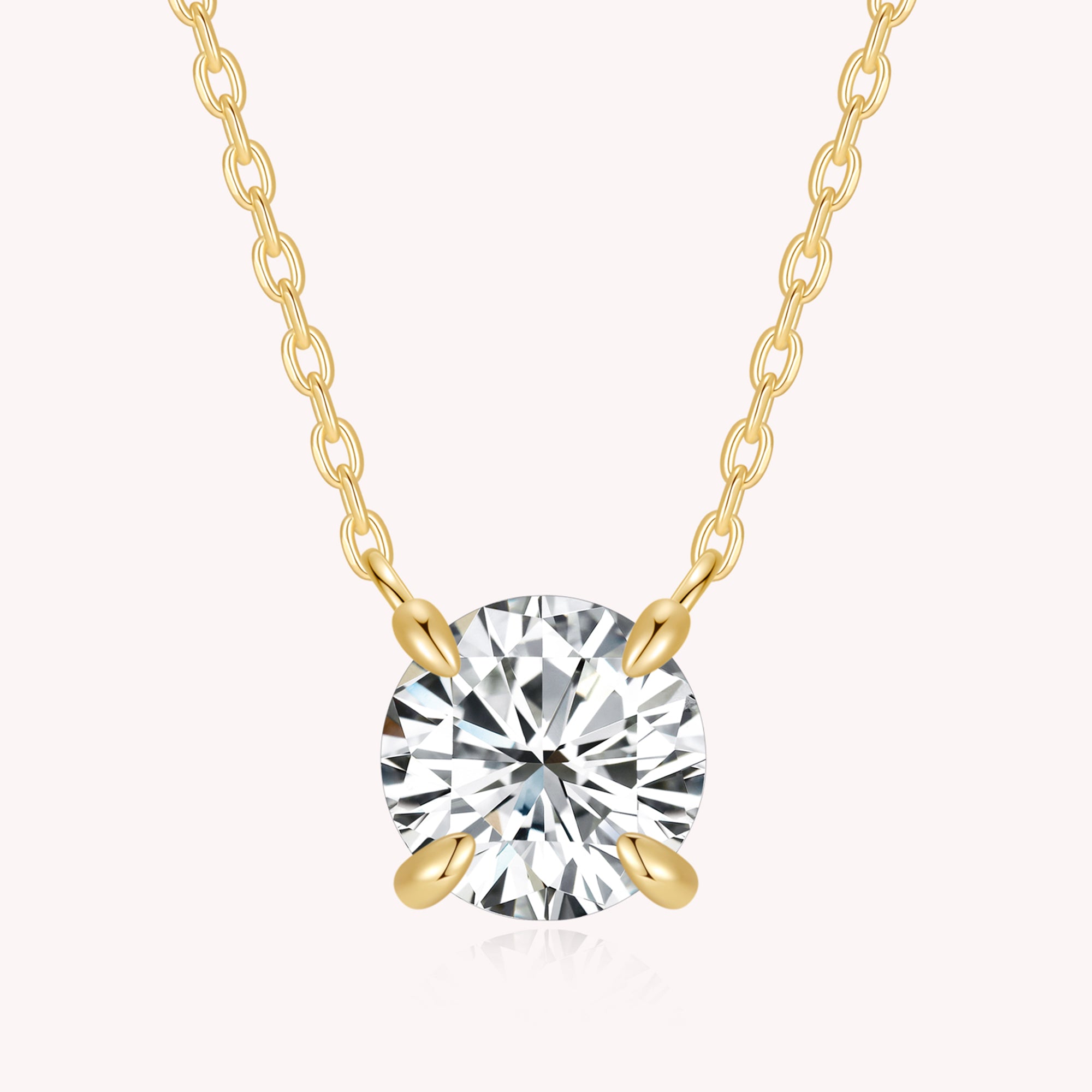 Solitaire Diamond Necklace