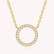 Circle Lab Grown Diamond Pendant Necklace