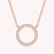 Circle Lab Grown Diamond Pendant Necklace