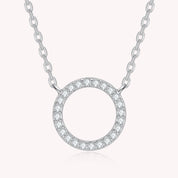 Circle Lab Grown Diamond Pendant Necklace