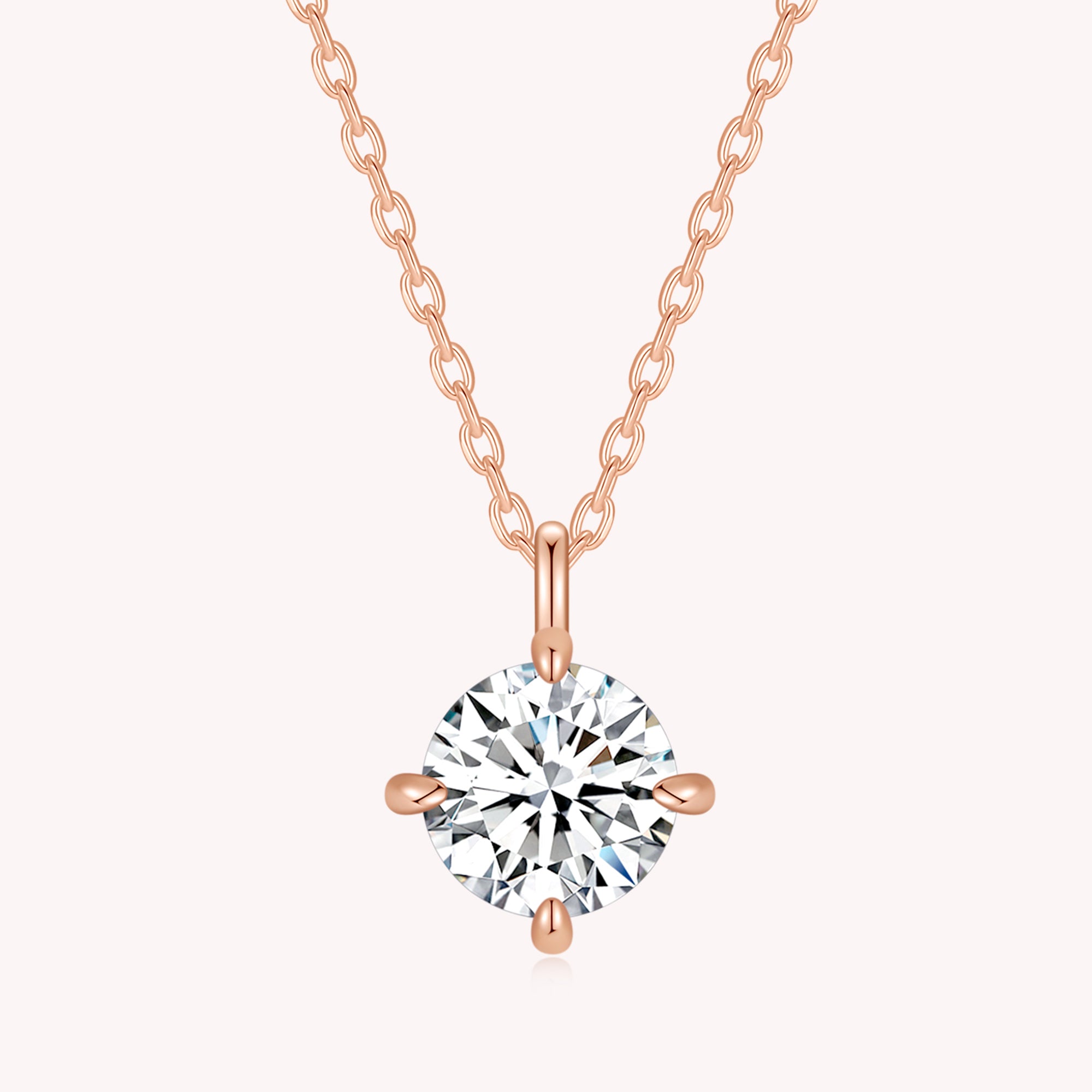 Solitaire Diamond Necklace