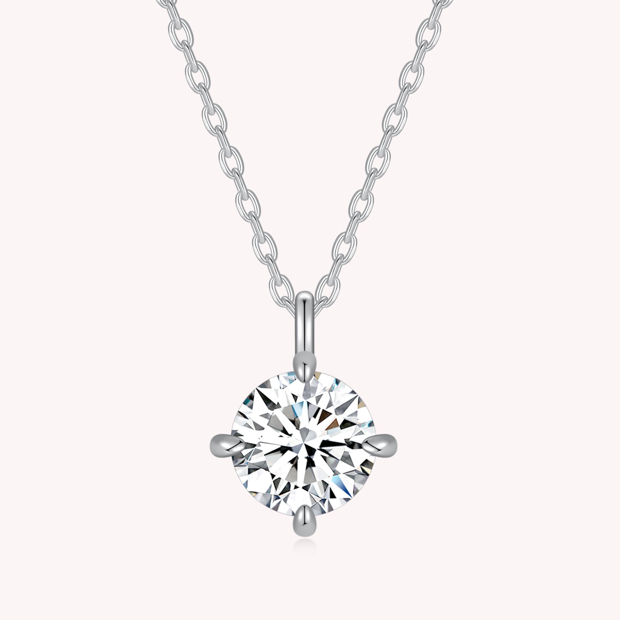 Solitaire Diamond Necklace