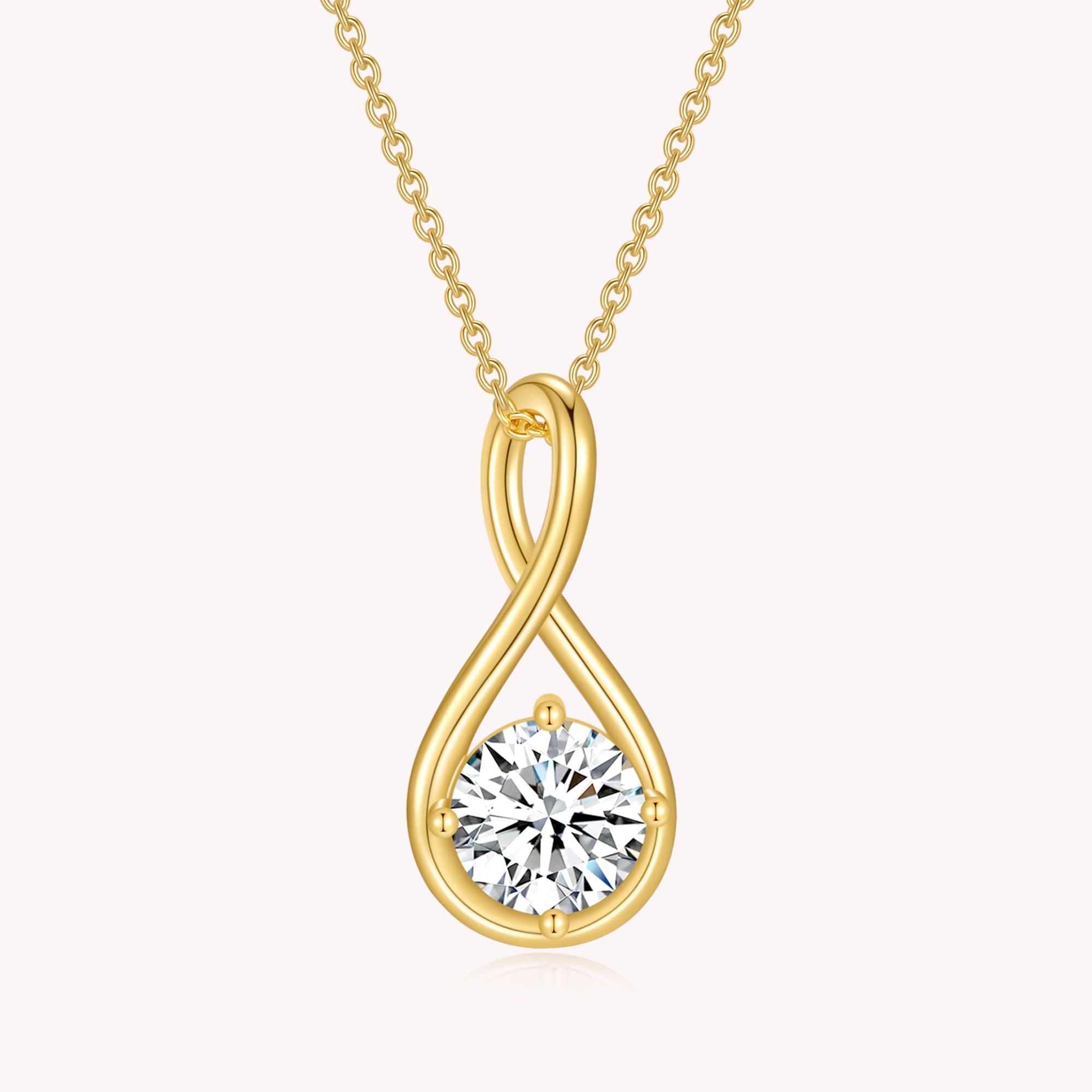 Infinite Solitaire Pendant Necklace