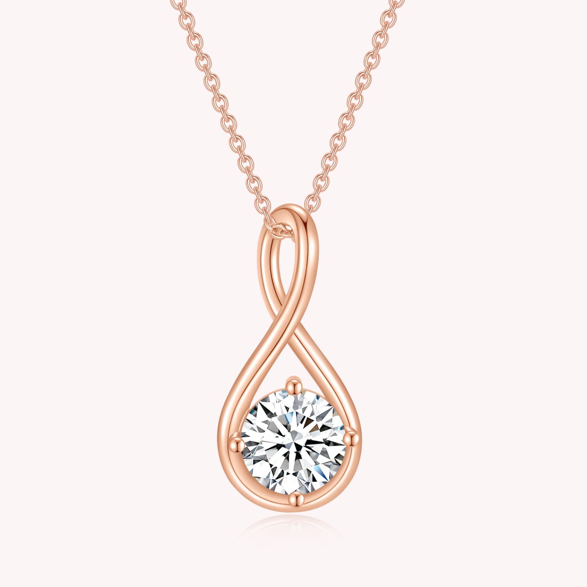 Infinite Solitaire Pendant Necklace