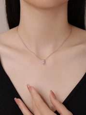 Marquise Moissanite Diamond Necklace