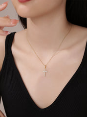 Cross Diamond necklace