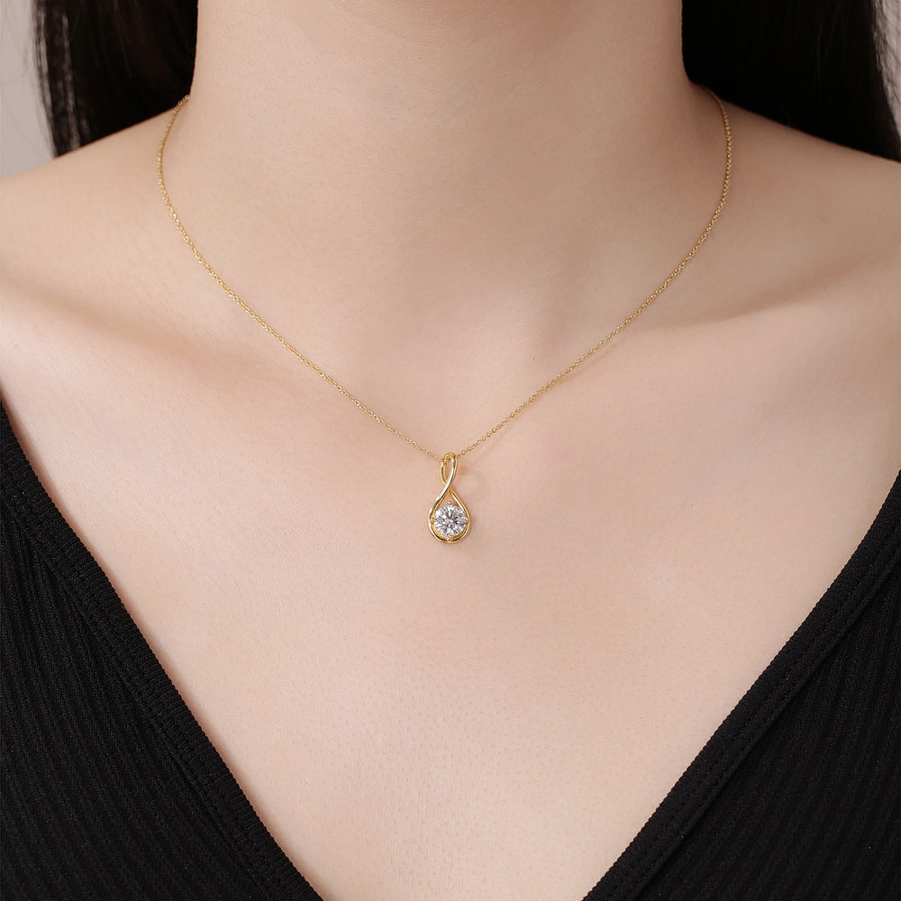 Infinite Solitaire Pendant Necklace