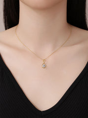 Infinite Solitaire Pendant Necklace