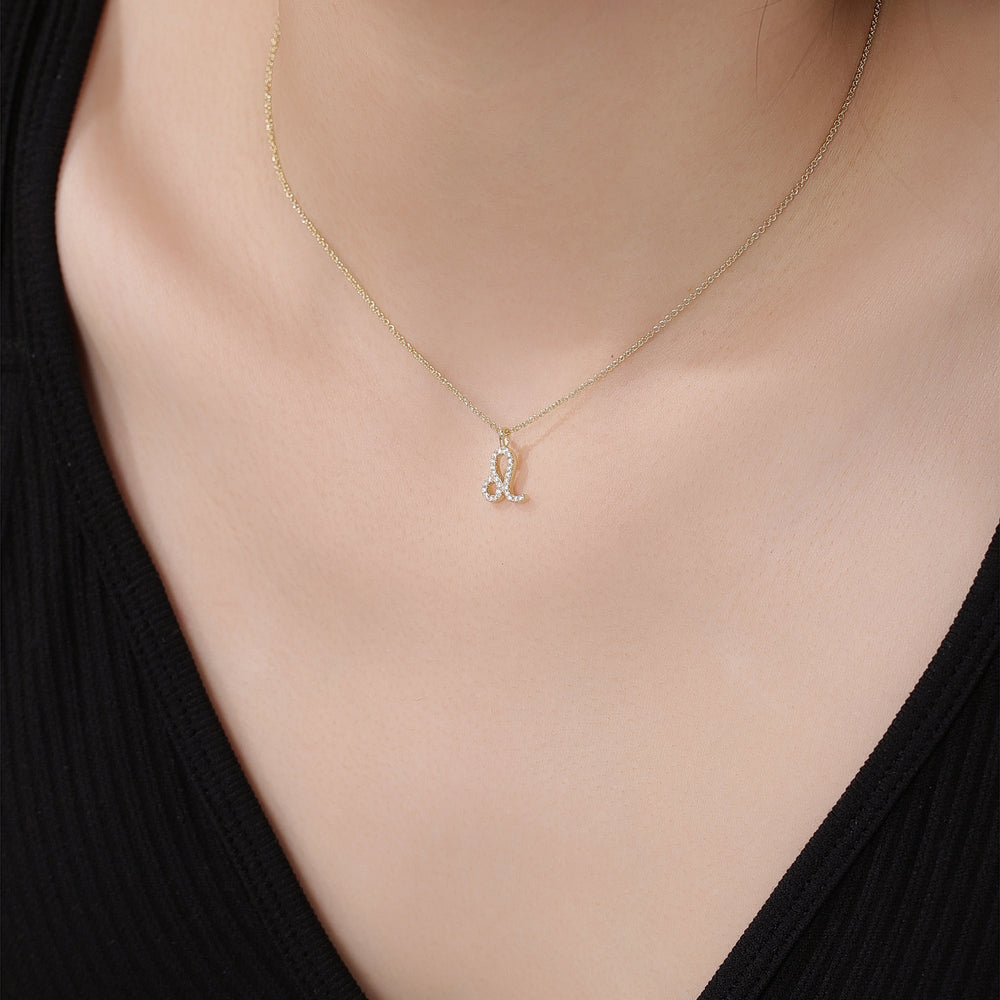 Zodiac Sign's Moissanite Diamond Necklace