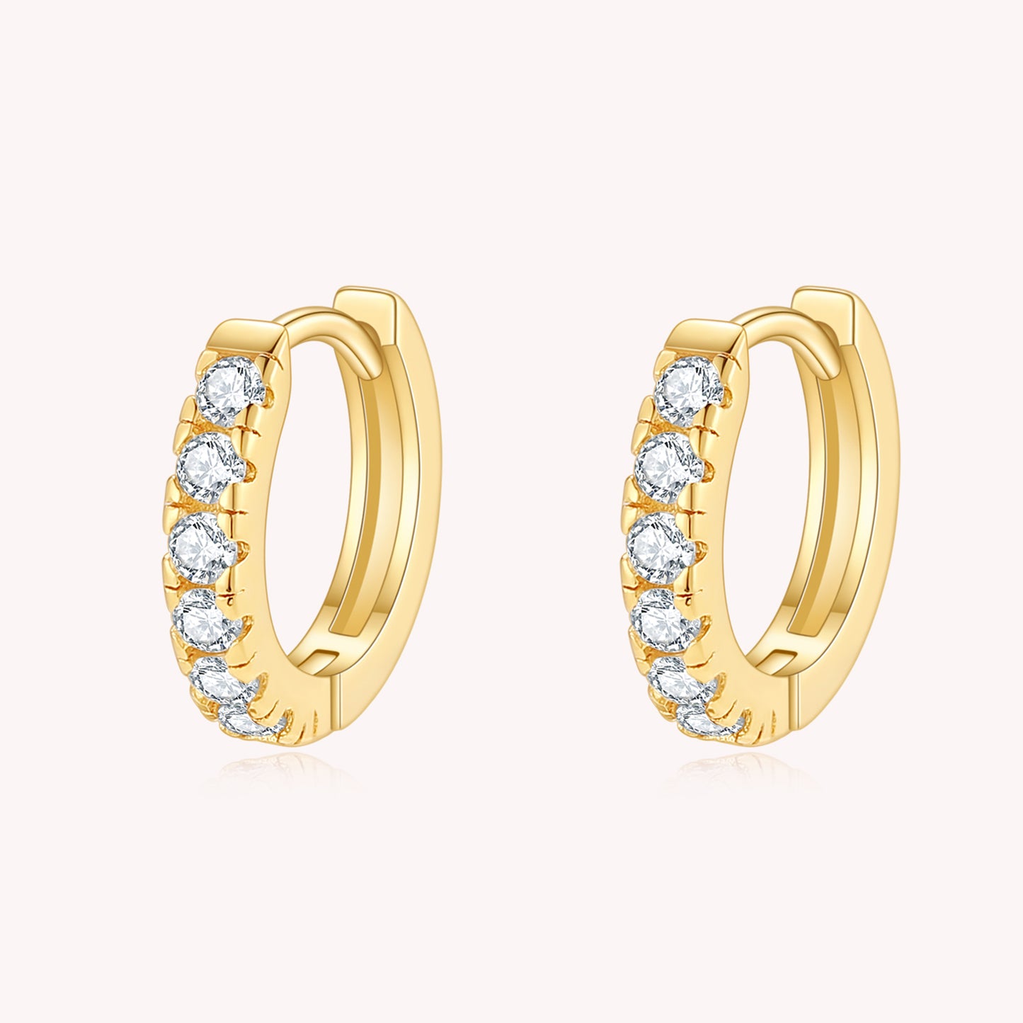 Dainty Forever Hoop Earrings