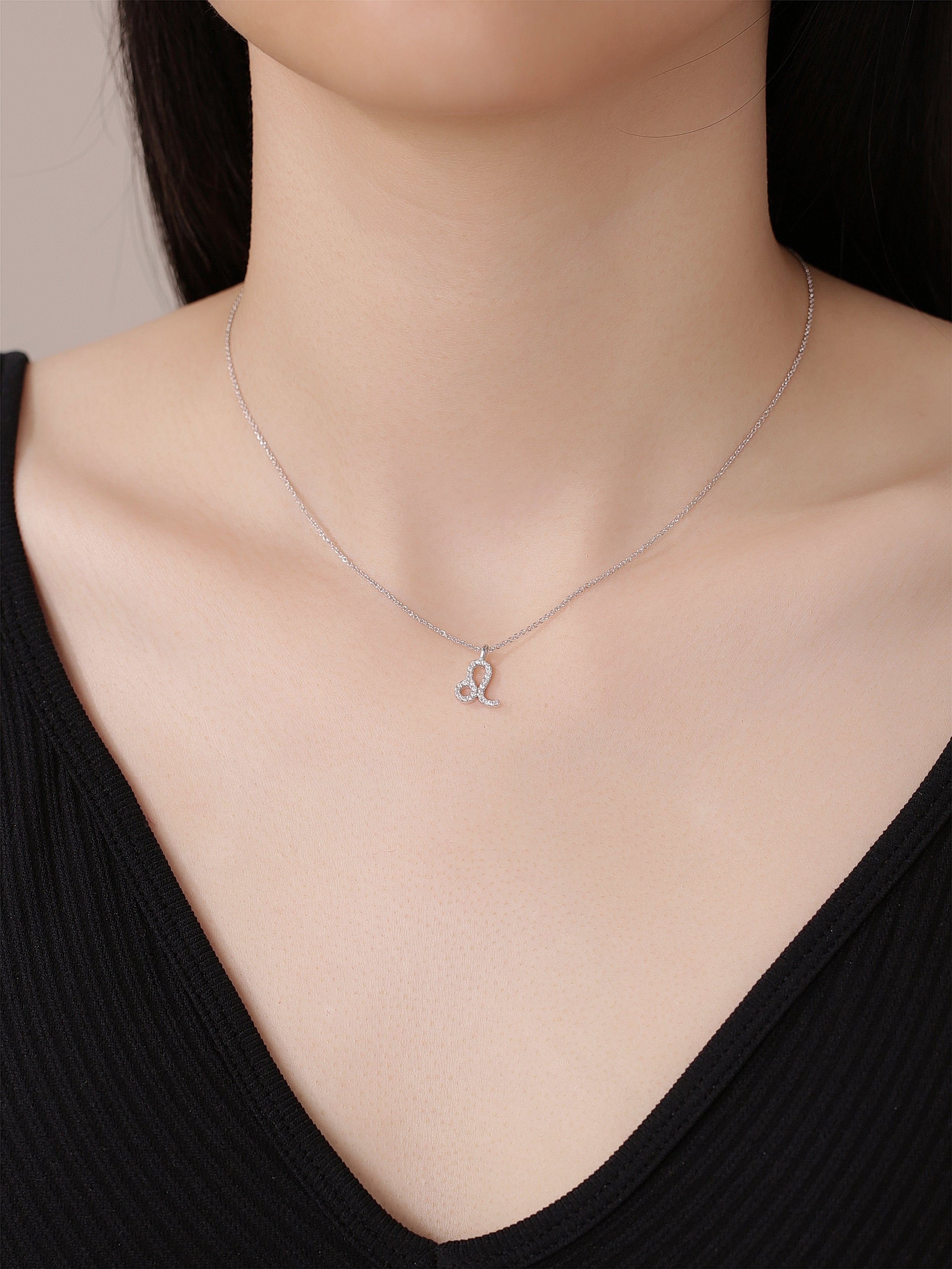 Zodiac Sign's Moissanite Diamond Necklace