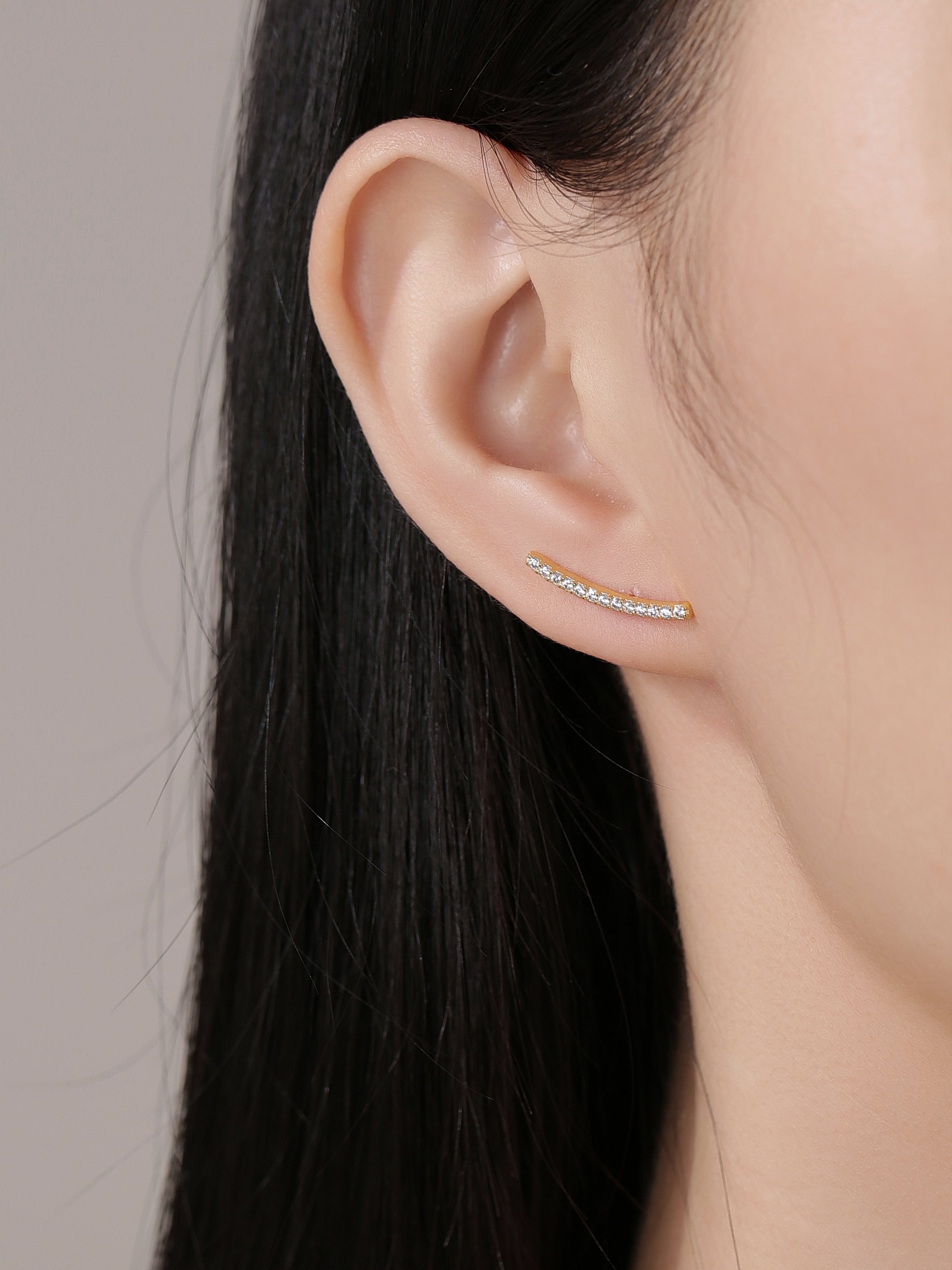 Climber Studs Earrings