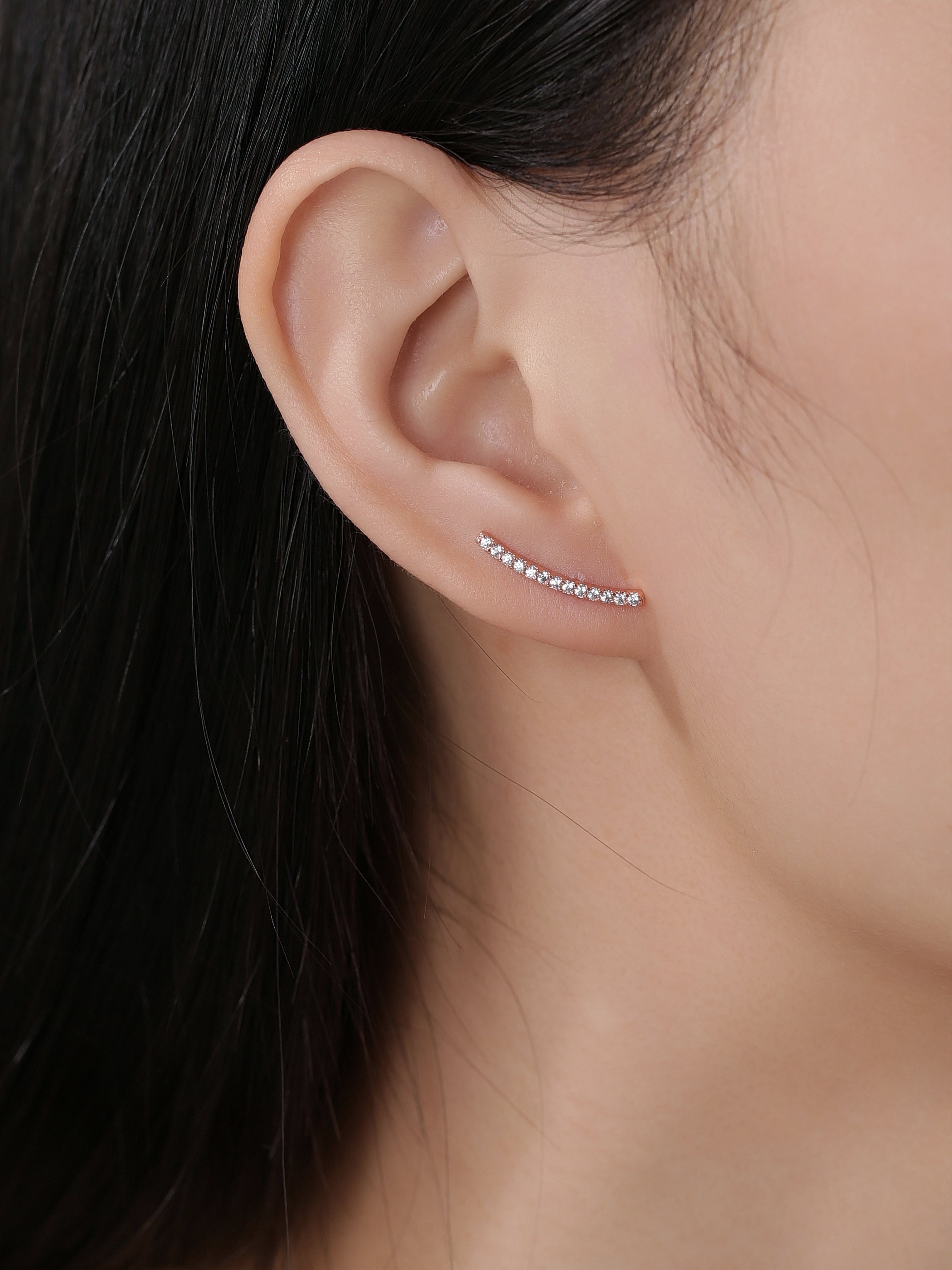 Climber Studs Earrings