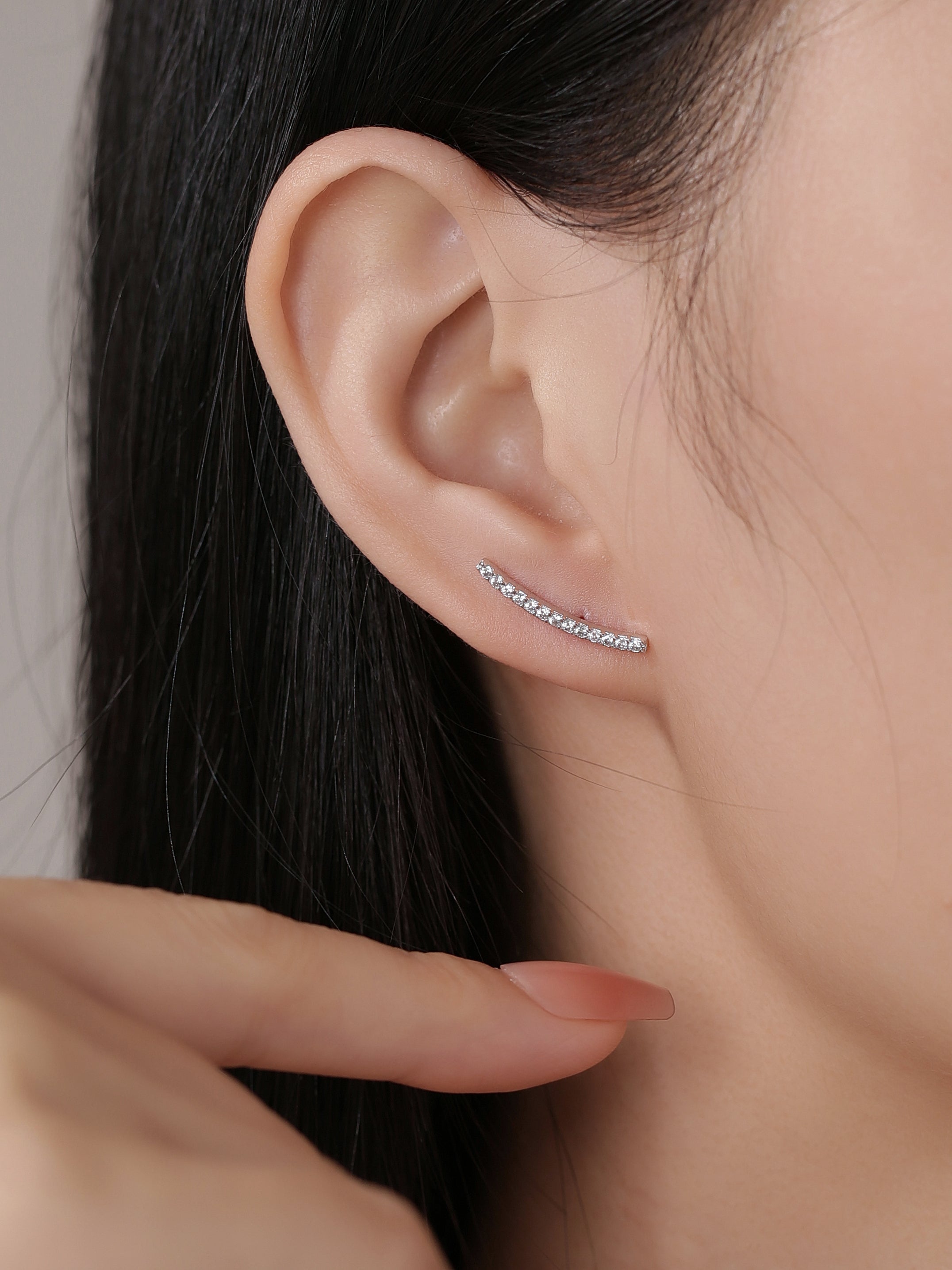 Climber Studs Earrings