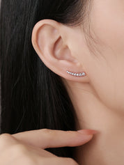 Ear Climber Stud Earrings