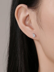 Pear Cut Diamond Earrings