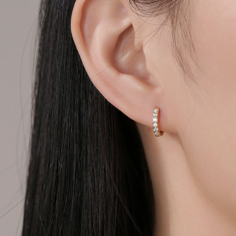 Dainty Forever Hoop Earrings