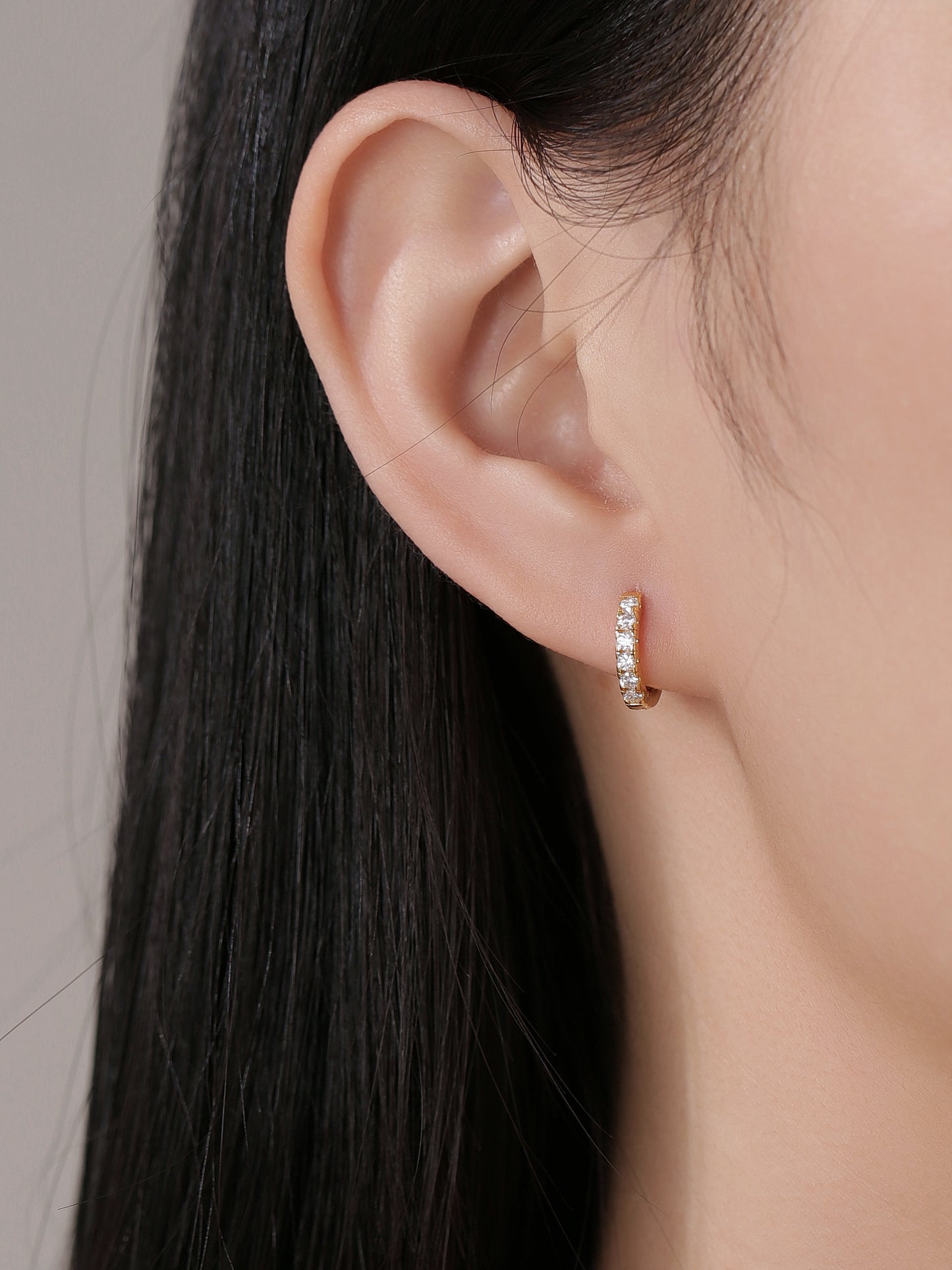 Dainty Forever Hoop Earrings